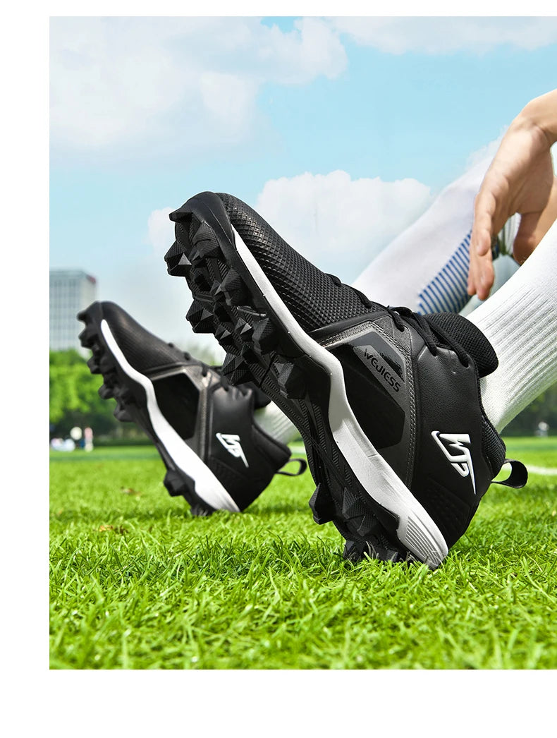 American Football Shoes Men Professional Fast Soccer Sneakers Outdoor Anti Skid Mens Rugby Cleats Non Slip Male Baseball Boots