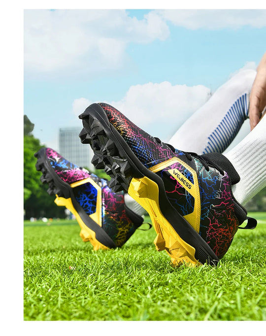 American Football Shoes Men Professional Fast Soccer Sneakers Outdoor Anti Skid Mens Rugby Cleats Non Slip Male Baseball Boots