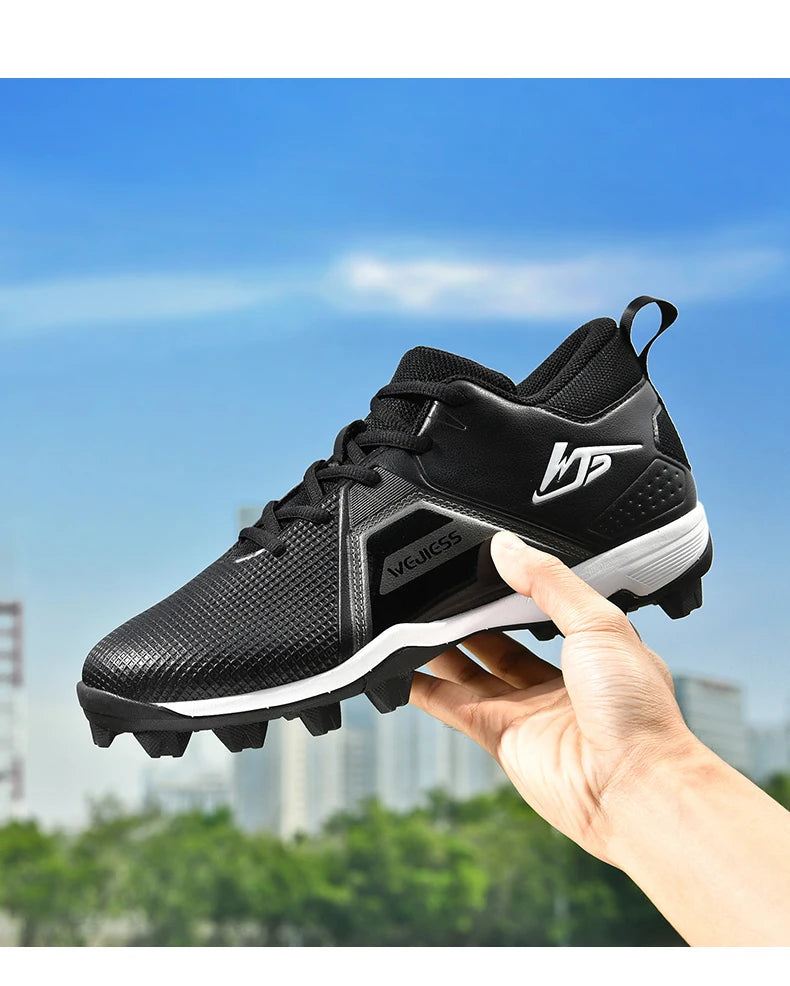 American Football Shoes Men Professional Fast Soccer Sneakers Outdoor Anti Skid Mens Rugby Cleats Non Slip Male Baseball Boots