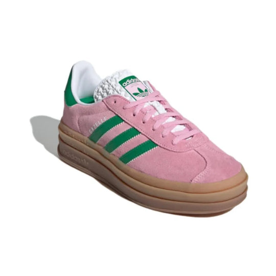 Adidas GAZELLE BOLD Thick Sole Heightened Women's Board Shoes Casual Sport Skateboarding Shoes comfortable Sneakers brownish