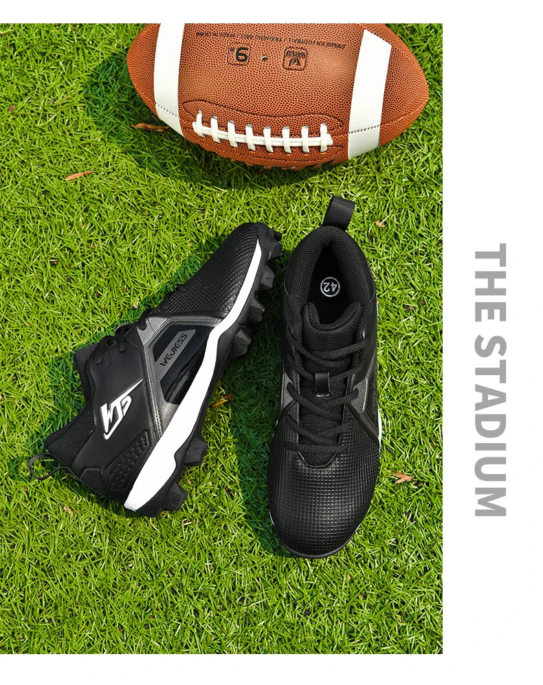 American Football Shoes Men Professional Fast Soccer Sneakers Outdoor Anti Skid Mens Rugby Cleats Non Slip Male Baseball Boots