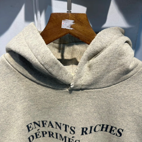 Tie Dye Gradient Wash Enfants Riches Deprimes Hoodies Vintage Street Letter Print  Hooded Sweatshirt Loose Men Women ERD Hoodys