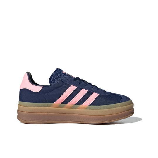 Adidas GAZELLE BOLD Thick Sole Heightened Women's Board Shoes Casual Sport Skateboarding Shoes comfortable Sneakers brownish